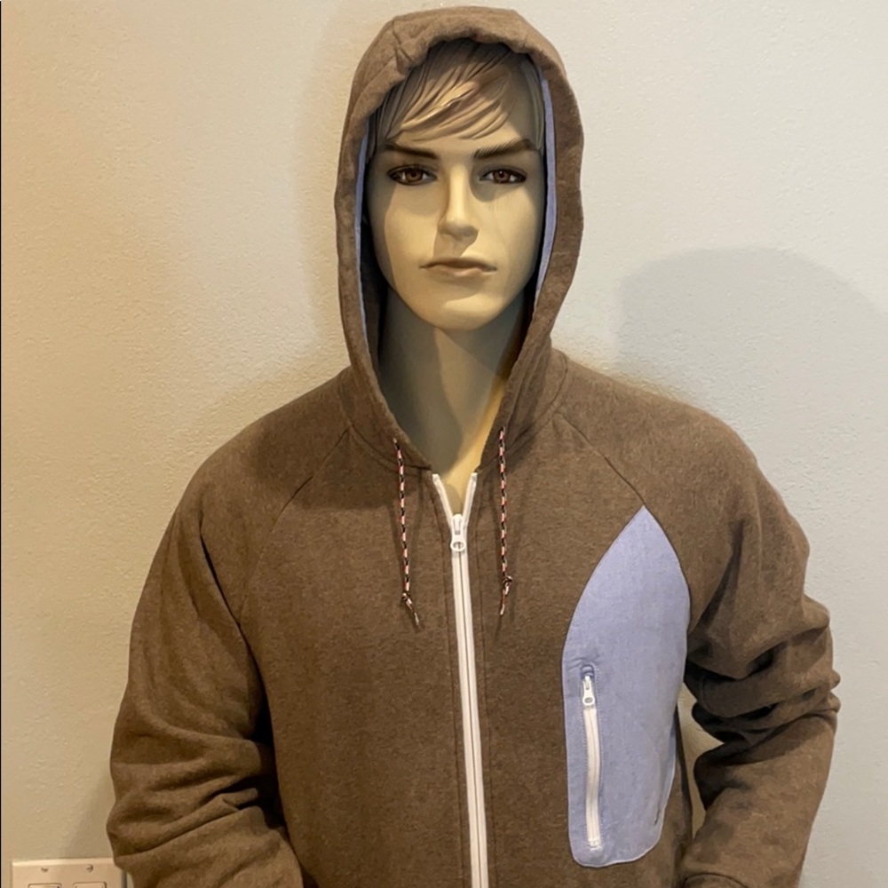 Slvdr Men’s Full Zip Sweatshirt Hooded Size XL